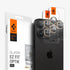 AGL07163 - iPhone 15 Pro / 15 Pro Max Optik Pro Lens Protector in natural titanium showing the device